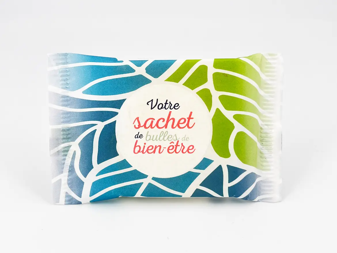 Sachet en papier compostable pour savon